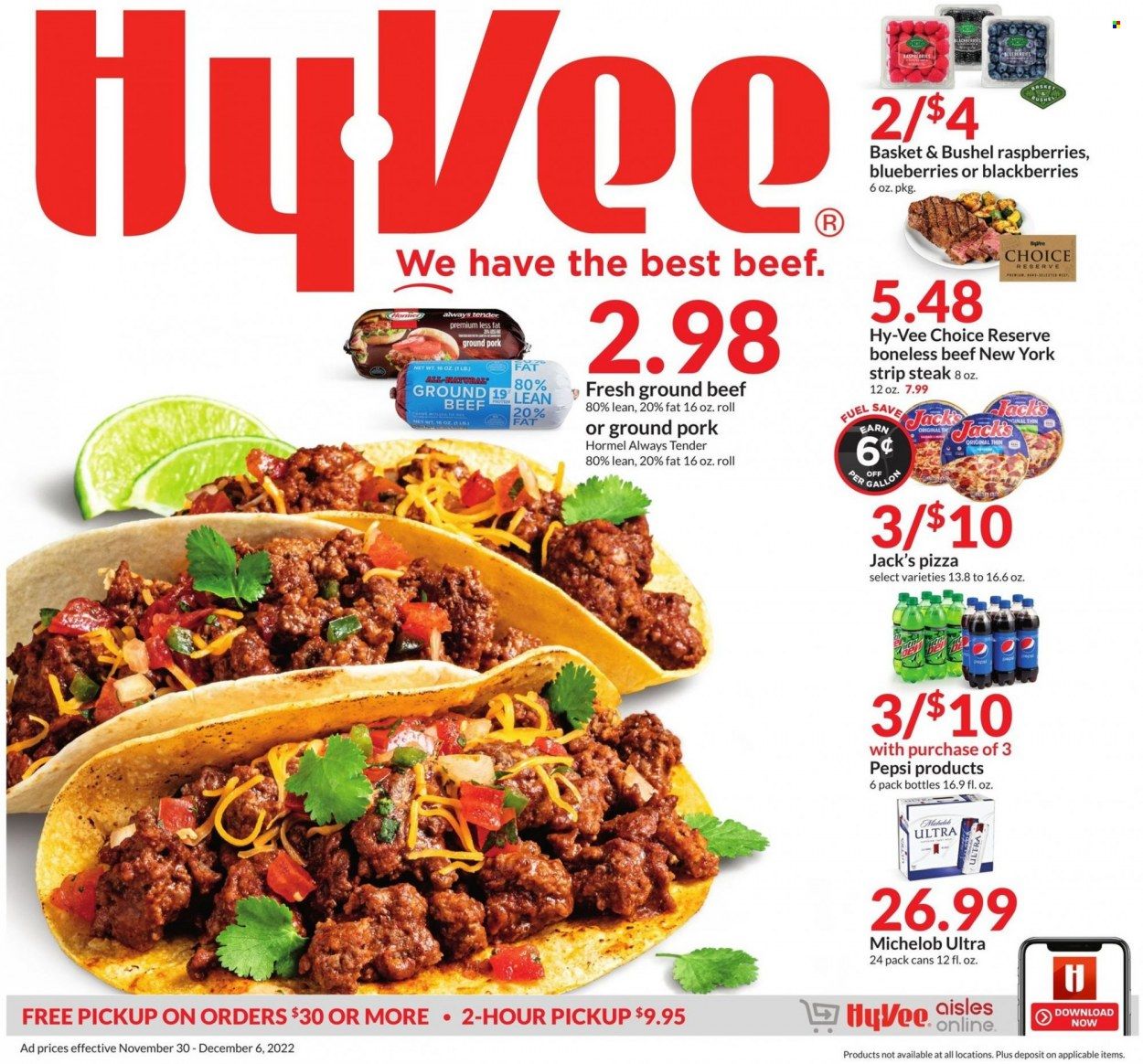 Hy-Vee (IA, IL, KS, MO) Weekly Ad Flyer Specials November 30 to December 6, 2022