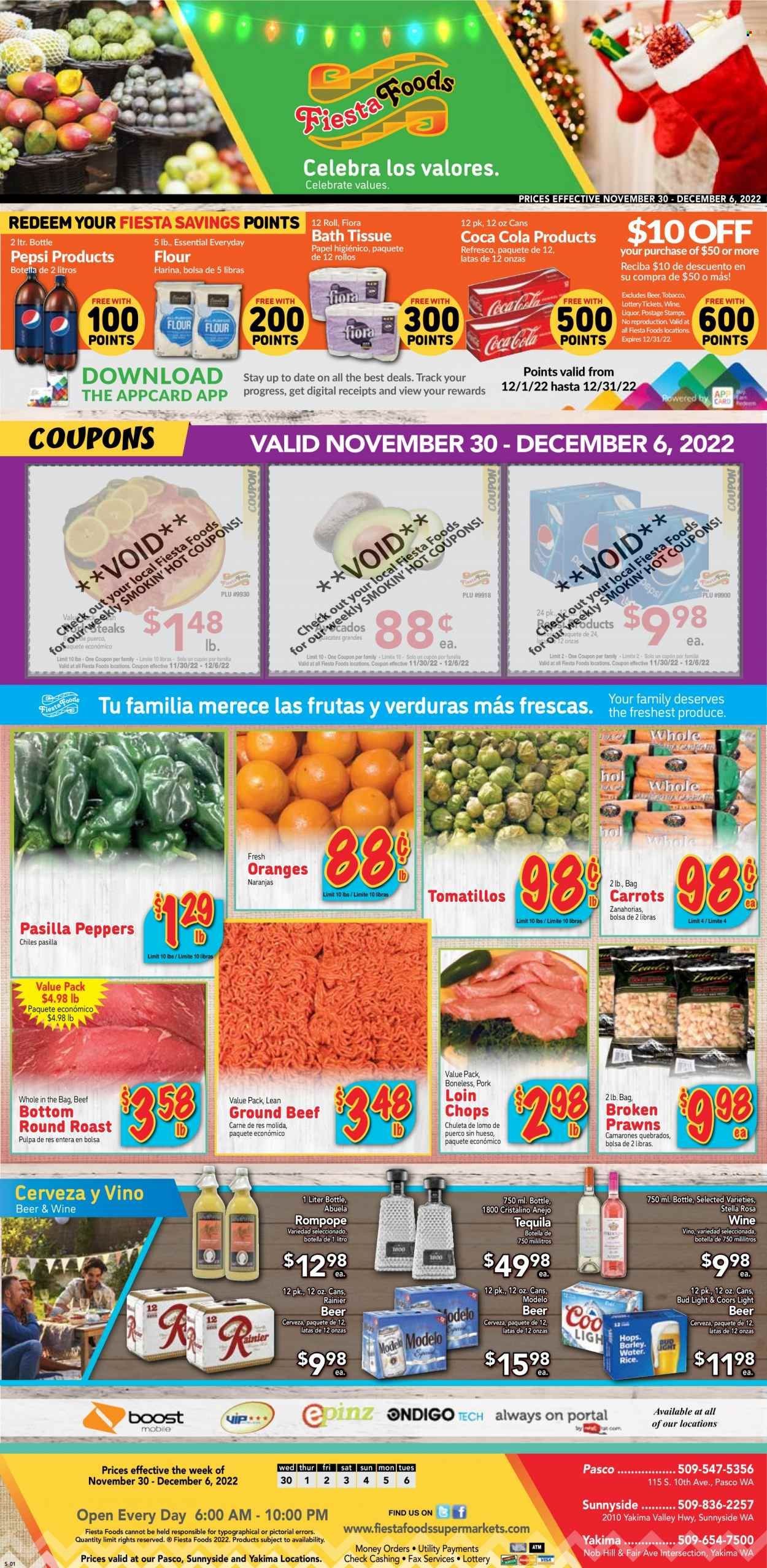 Fiesta Foods SuperMarkets (WA) Weekly Ad Flyer Specials November 30 to December 6, 2022