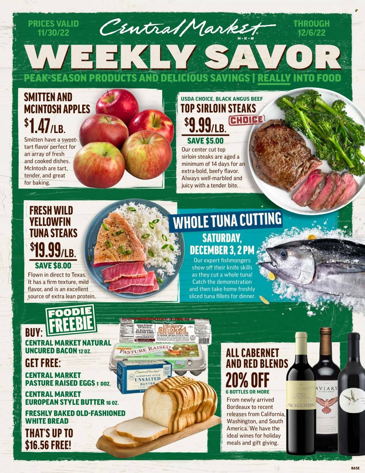 Central Market (TX) Weekly Ad Flyer Specials November 30 to December 6, 2022
