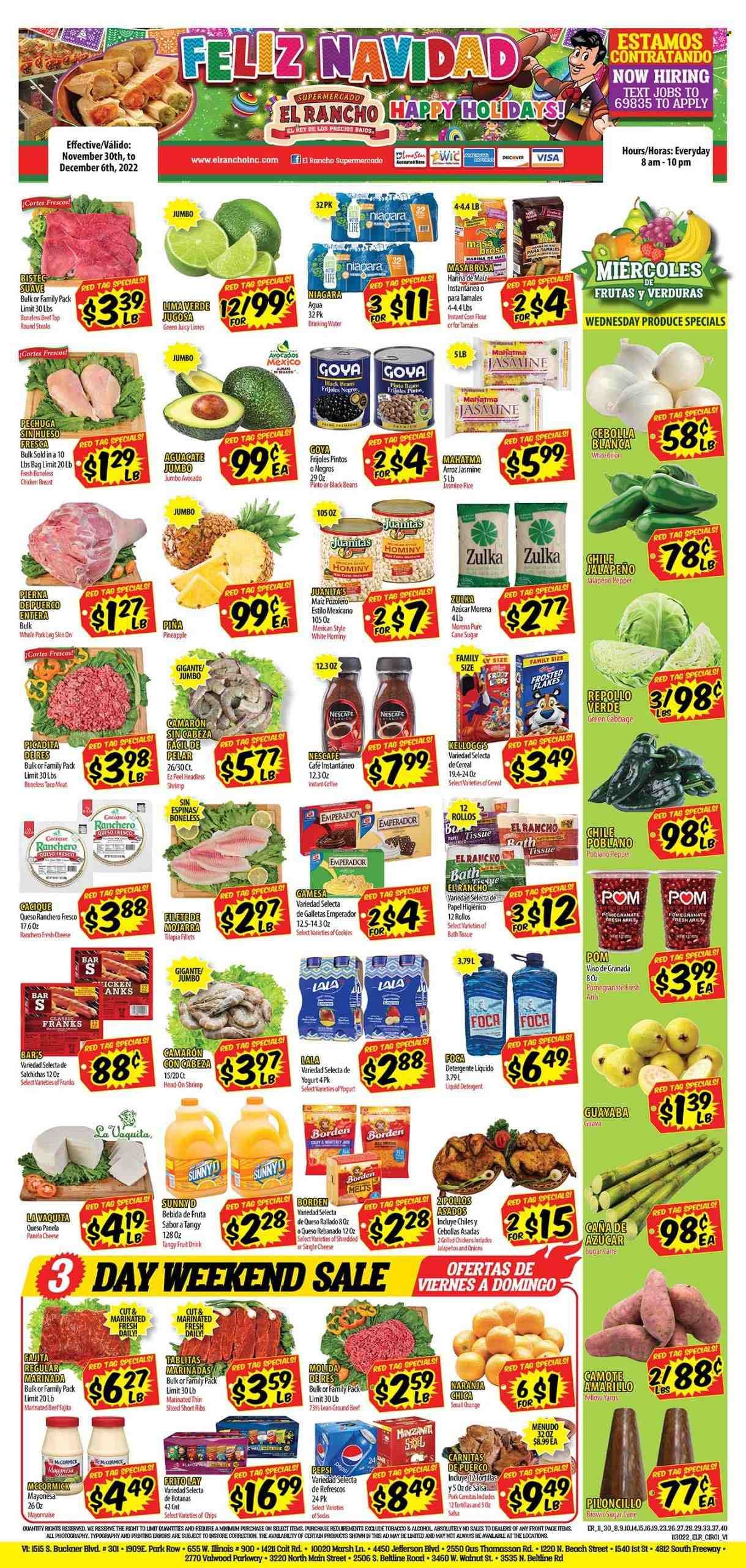 El Rancho (TX) Weekly Ad Flyer Specials November 30 to December 6, 2022