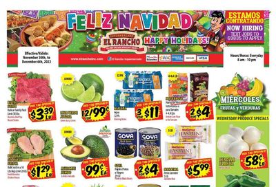 El Rancho (TX) Weekly Ad Flyer Specials November 30 to December 6, 2022