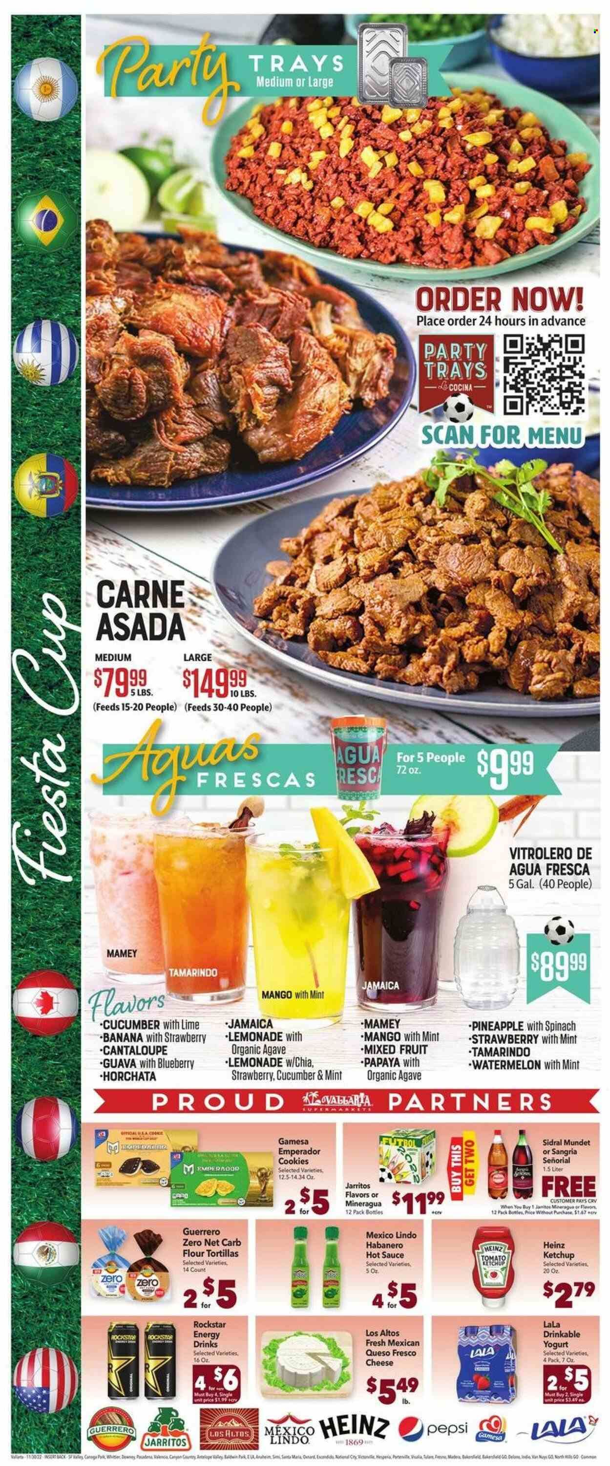 Vallarta (CA) Weekly Ad Flyer Specials November 30 to December 6, 2022