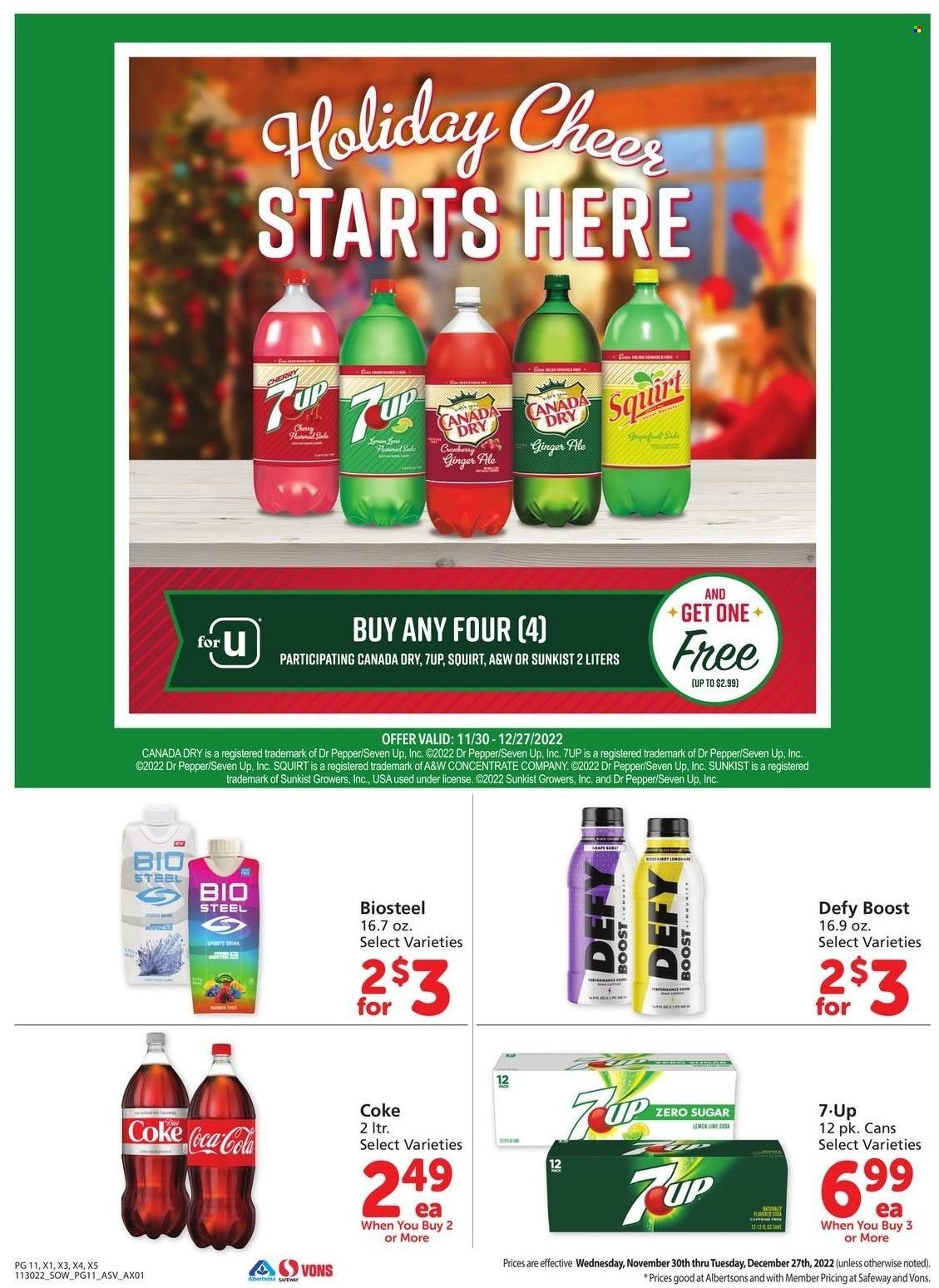 Safeway (AZ, CO, ID, MT, NE, NM) Weekly Ad Flyer Specials November 30 to December 27, 2022