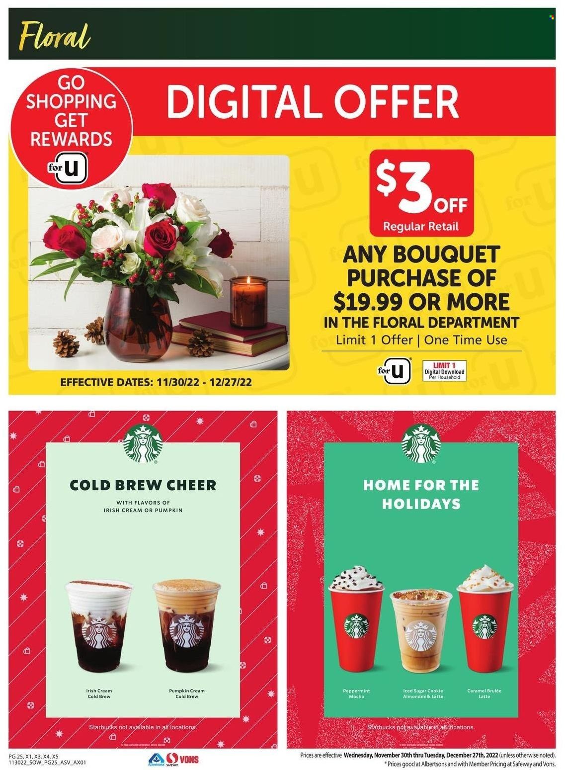 Safeway (AZ, CO, ID, MT, NE, NM) Weekly Ad Flyer Specials November 30 to December 27, 2022