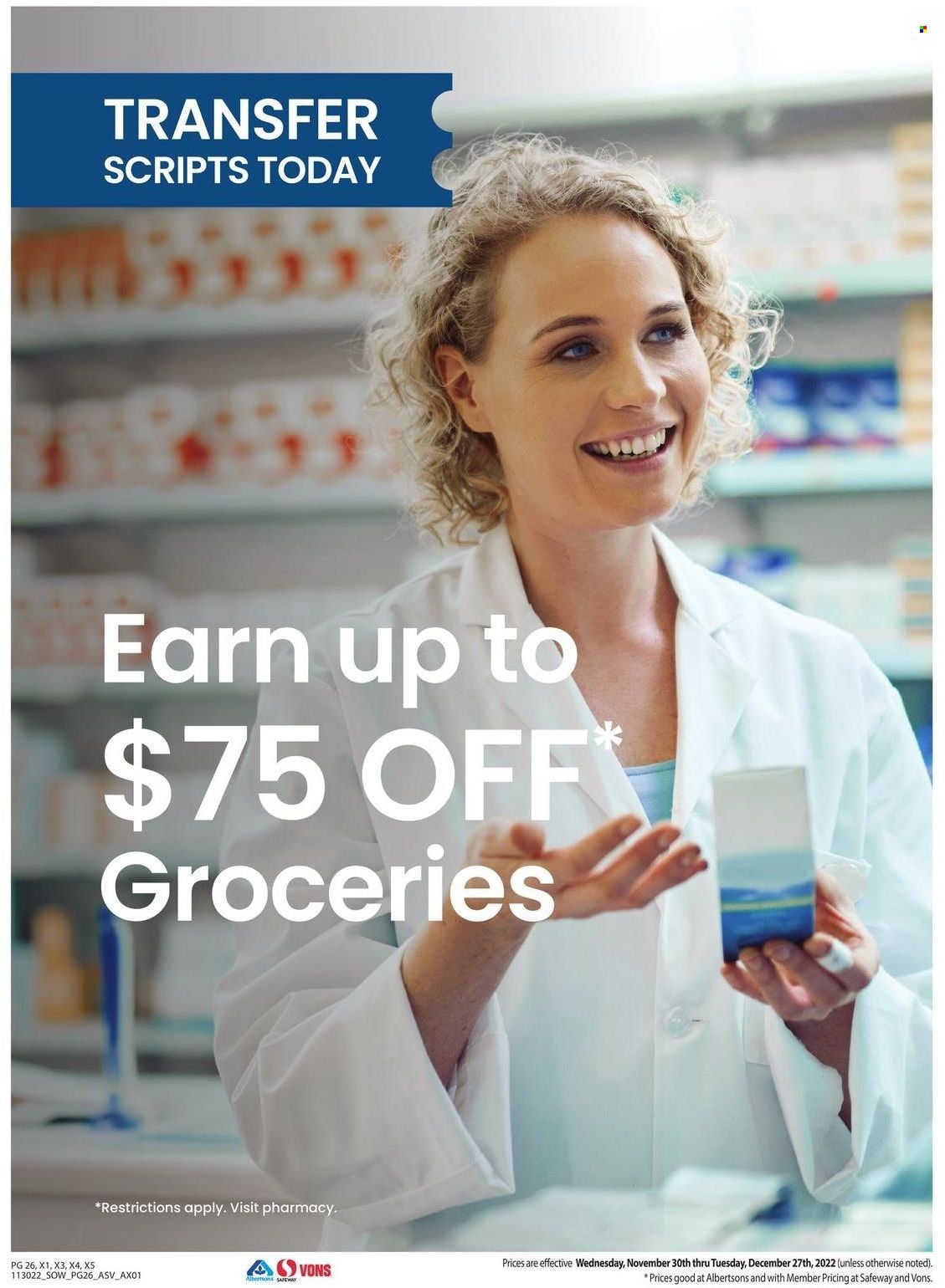 Safeway (AZ, CO, ID, MT, NE, NM) Weekly Ad Flyer Specials November 30 to December 27, 2022