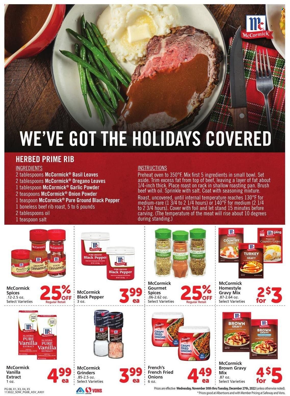 Safeway (AZ, CO, ID, MT, NE, NM) Weekly Ad Flyer Specials November 30 to December 27, 2022