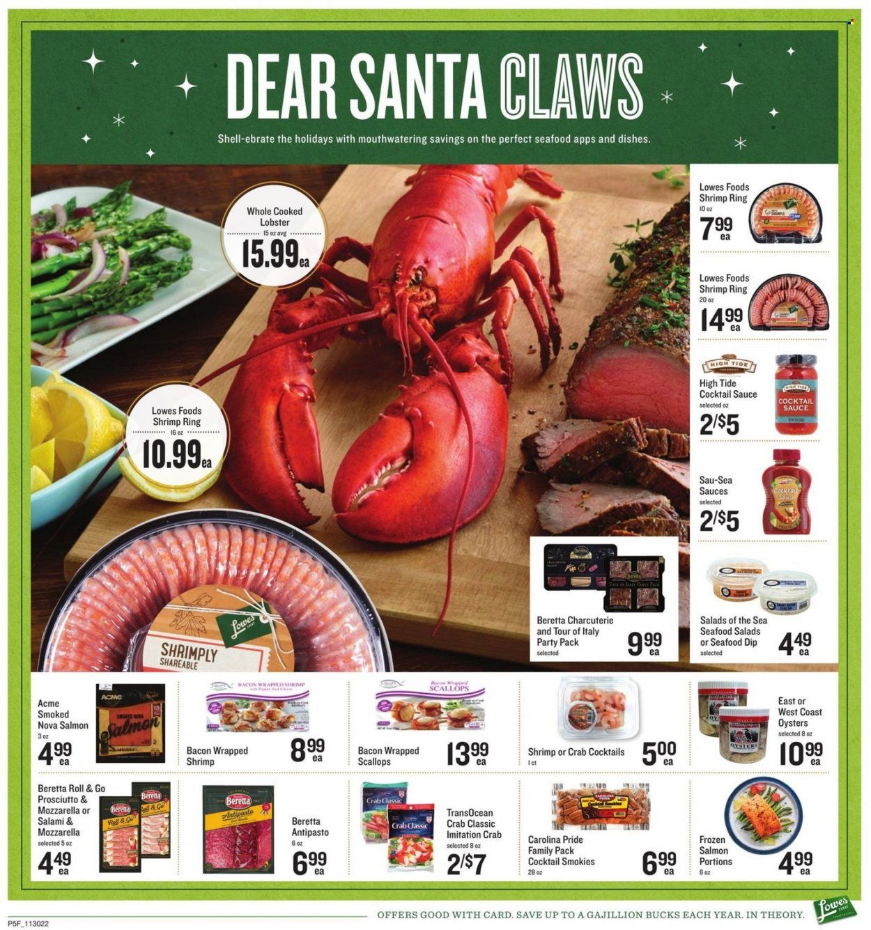 Lowes Foods (NC, SC) Weekly Ad Flyer Specials November 30 to December 27, 2022