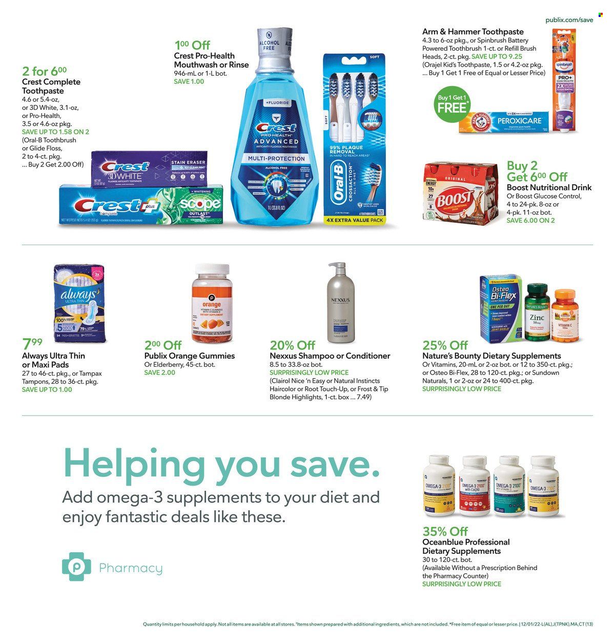 Publix (AL, FL, GA, NC, SC, TN) Weekly Ad Flyer Specials December 1 to December 7, 2022