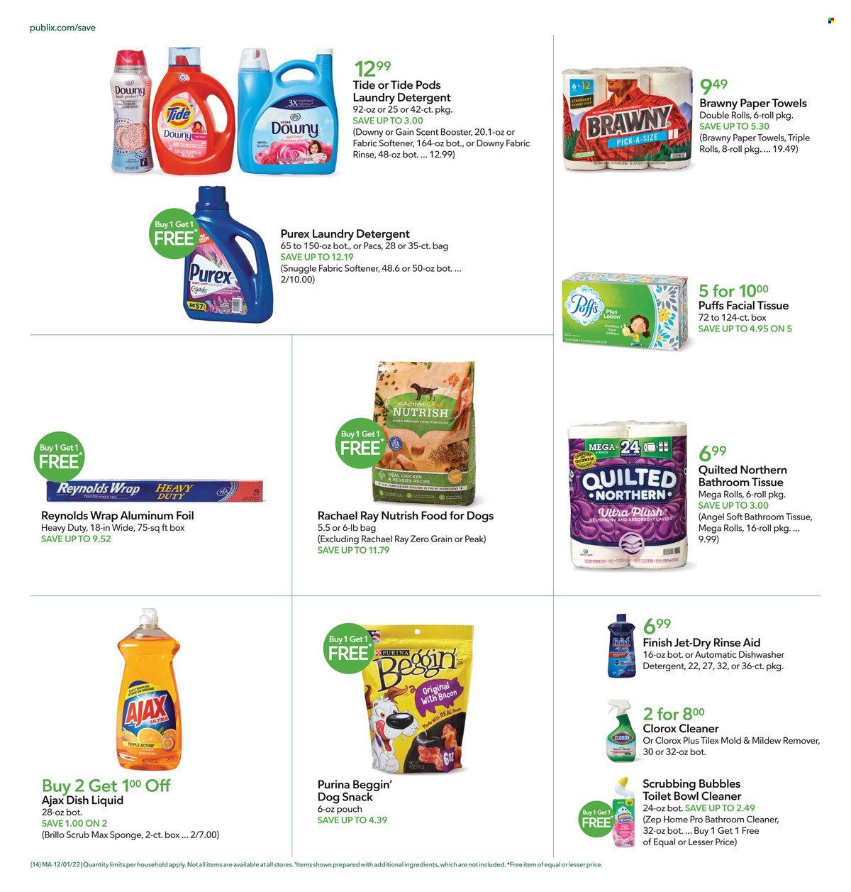 Publix (AL, FL, GA, NC, SC, TN) Weekly Ad Flyer Specials December 1 to December 7, 2022