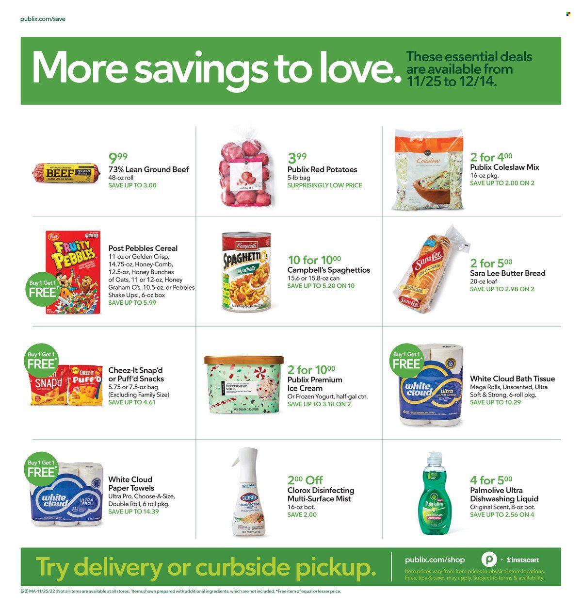 Publix (AL, FL, GA, NC, SC, TN) Weekly Ad Flyer Specials December 1 to December 7, 2022