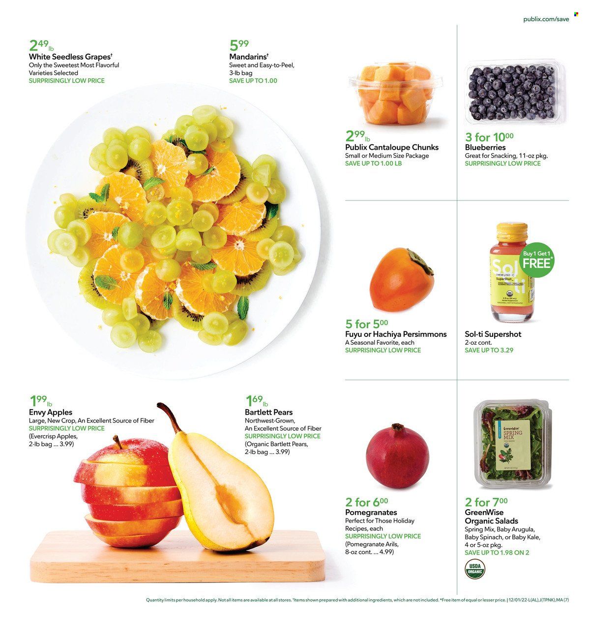 Publix (AL, FL, GA, NC, SC, TN) Weekly Ad Flyer Specials December 1 to December 7, 2022
