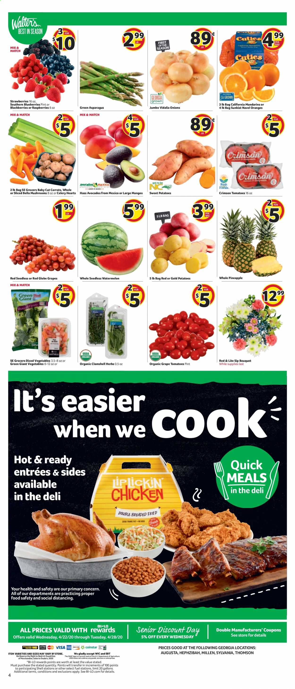 BI-LO Weekly Ad & Flyer April 22 to 28