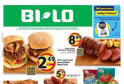 BI-LO Weekly Ad & Flyer April 22 to 28