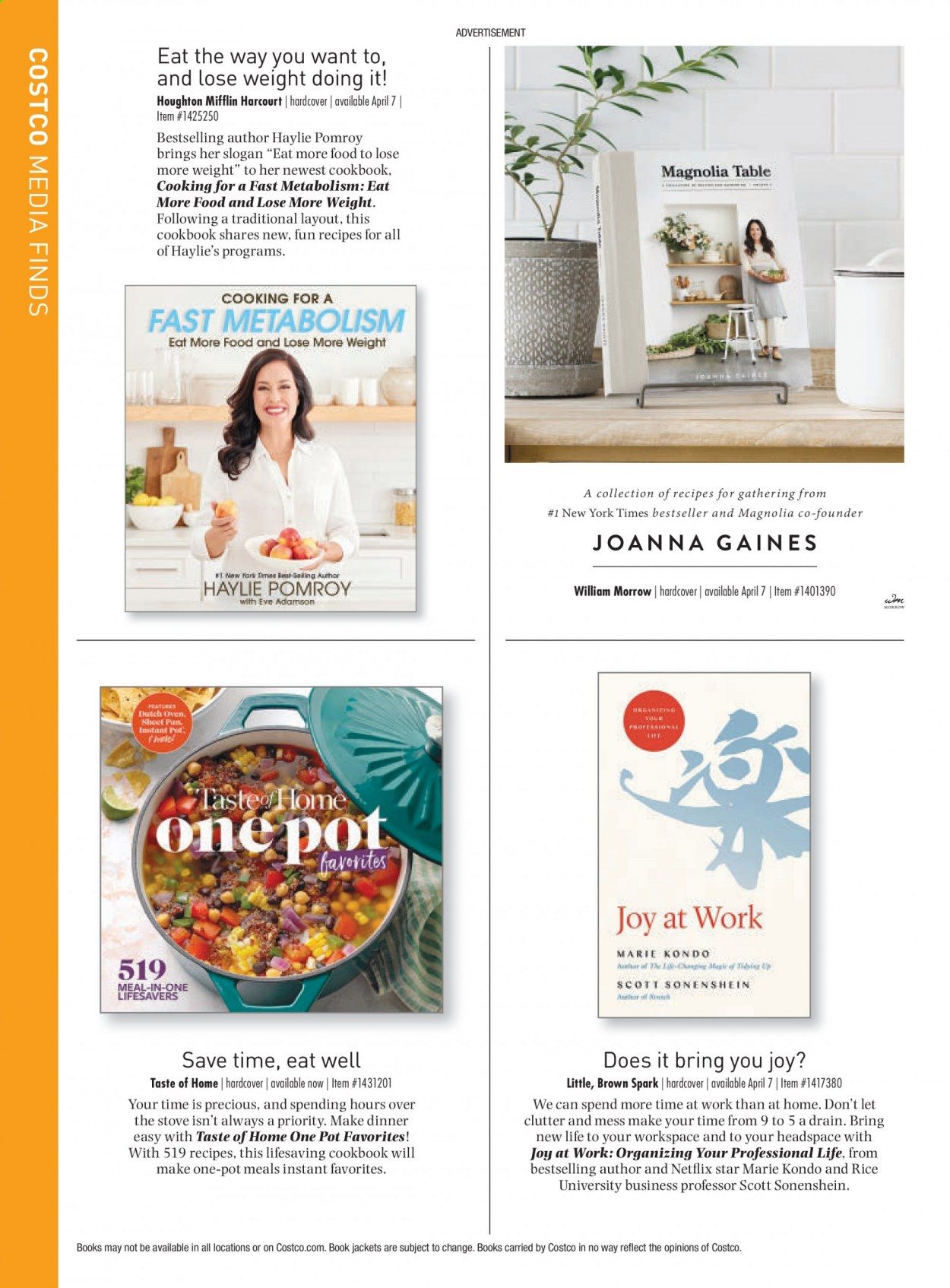 Costco Weekly Ad & Flyer April 1 to 30