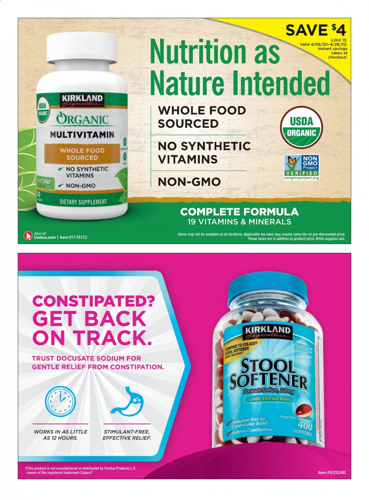 Costco Weekly Ad & Flyer April 1 to 30