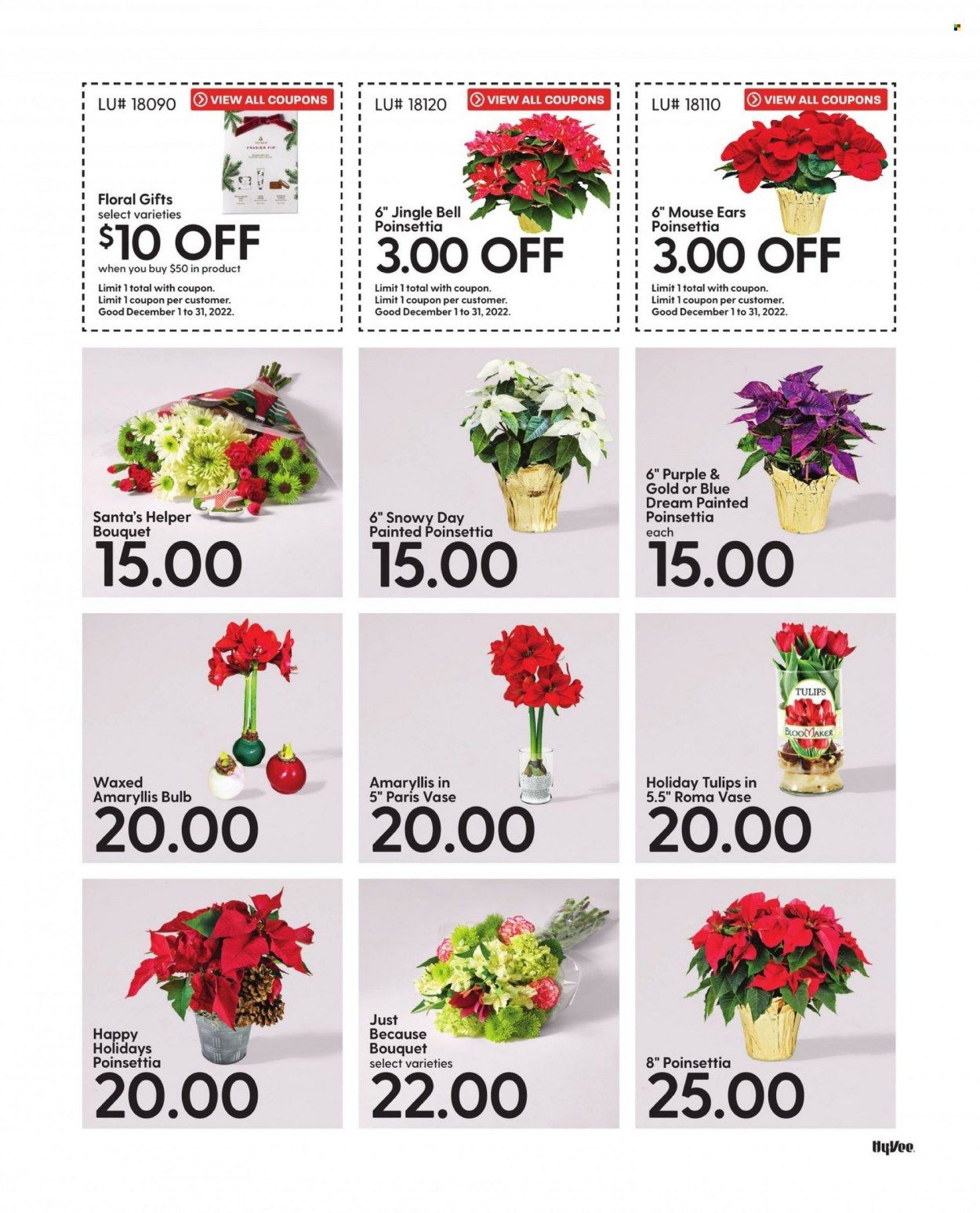 Hy-Vee (IA, IL, MN, MO, SD) Weekly Ad Flyer Specials December 1 to December 31, 2022