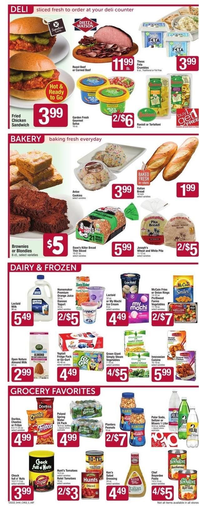 Shaw’s (MA, ME, NH, RI, VT) Weekly Ad Flyer Specials December 2 to December 8, 2022