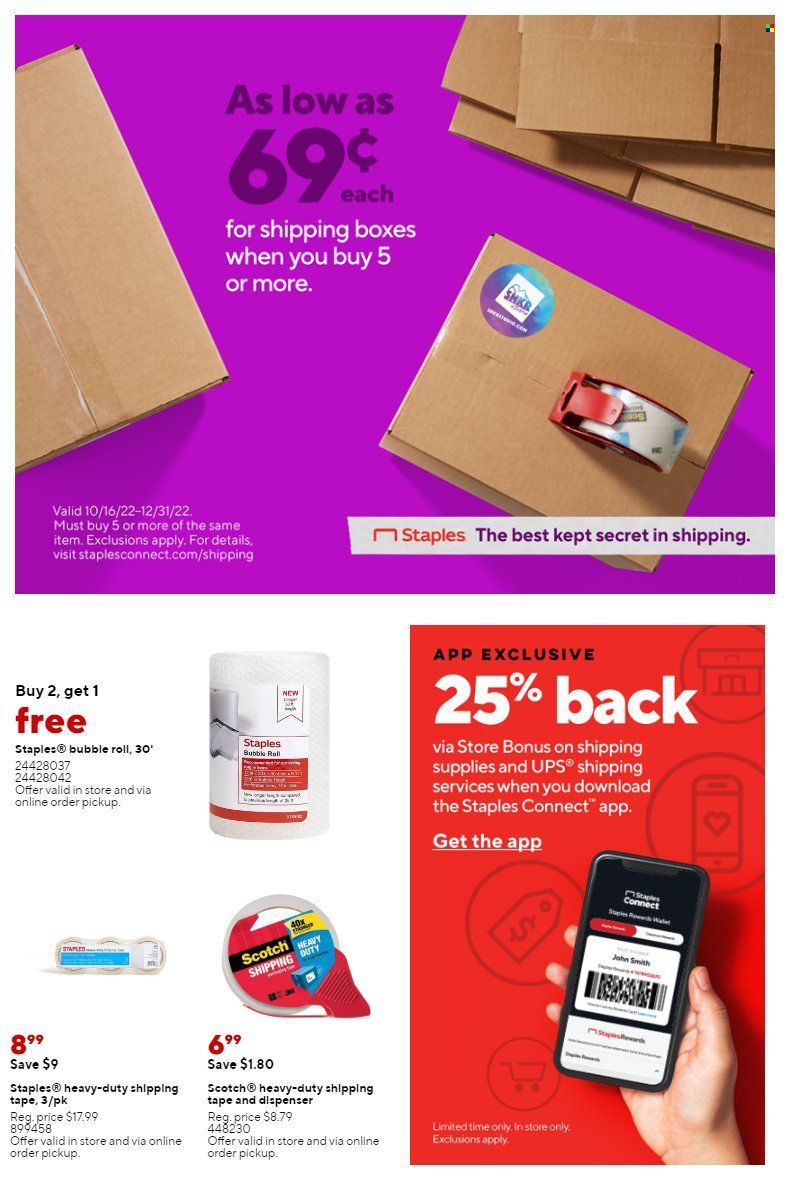 Staples Weekly Ad Flyer Specials December 4 to December 10, 2022