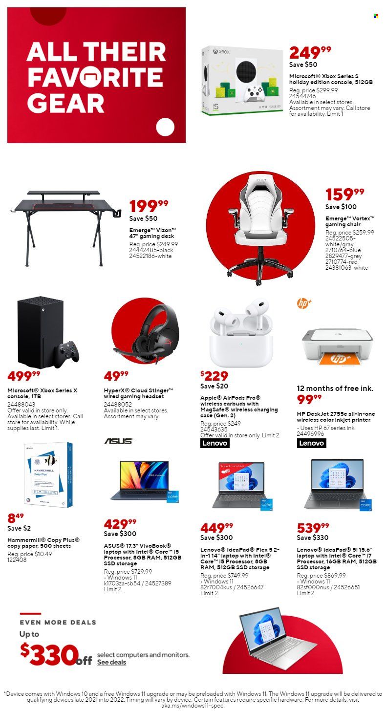 Staples Weekly Ad Flyer Specials December 4 to December 10, 2022