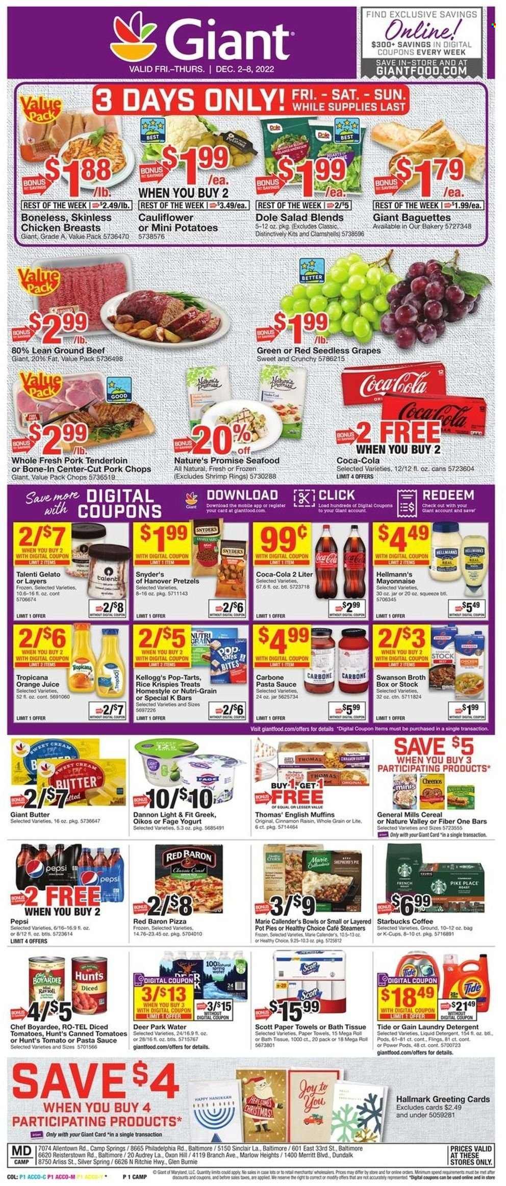 Giant Food (DE, MD, VA) Weekly Ad Flyer Specials December 2 to December 8, 2022