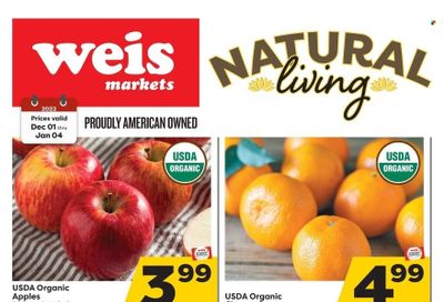 Weis (MD, NY, PA) Weekly Ad Flyer Specials December 1 to January 4, 2023