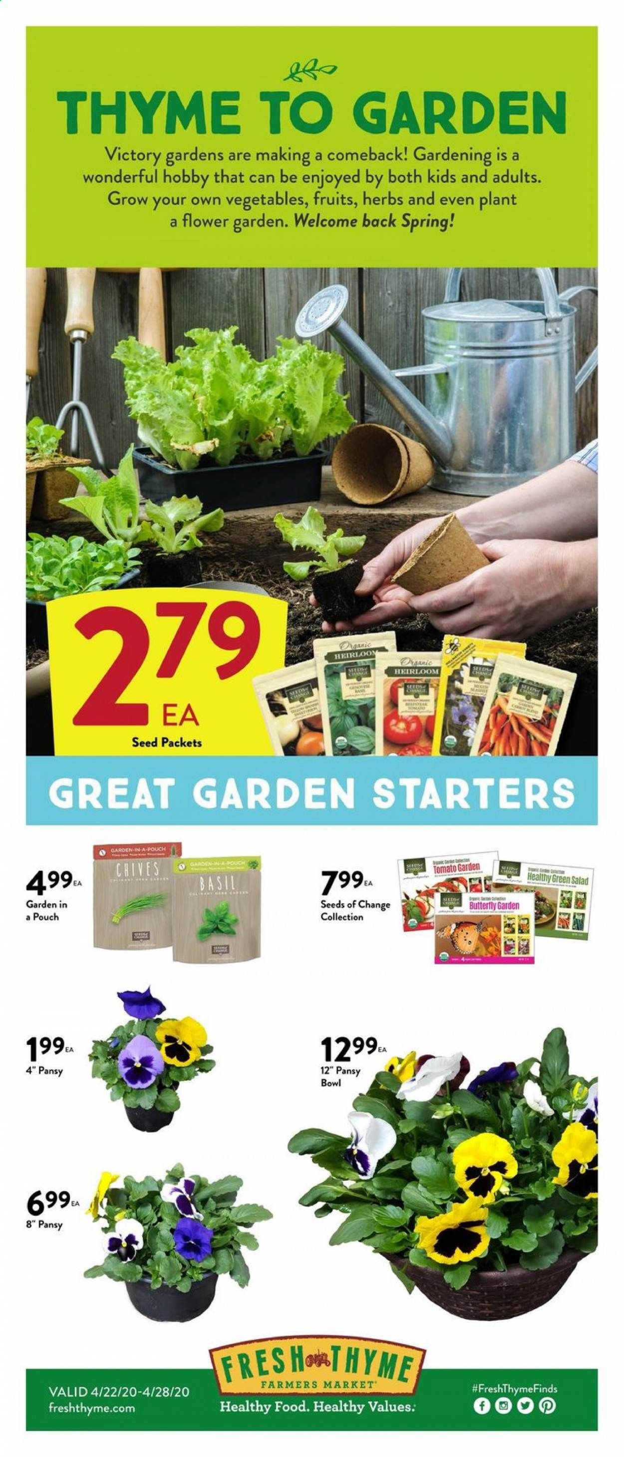 Fresh Thyme Weekly Ad & Flyer April 22 to 28