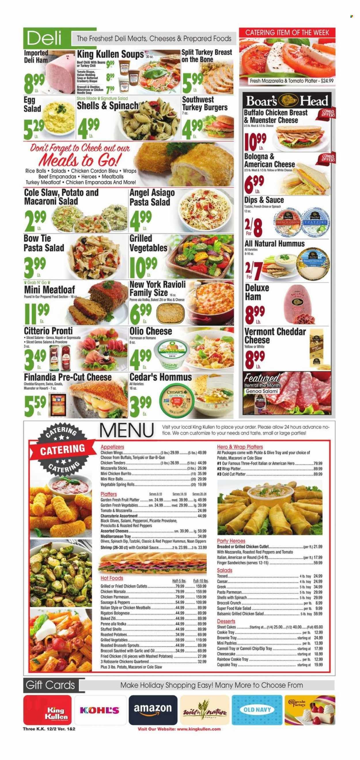King Kullen (NY) Weekly Ad Flyer Specials December 2 to December 8, 2022