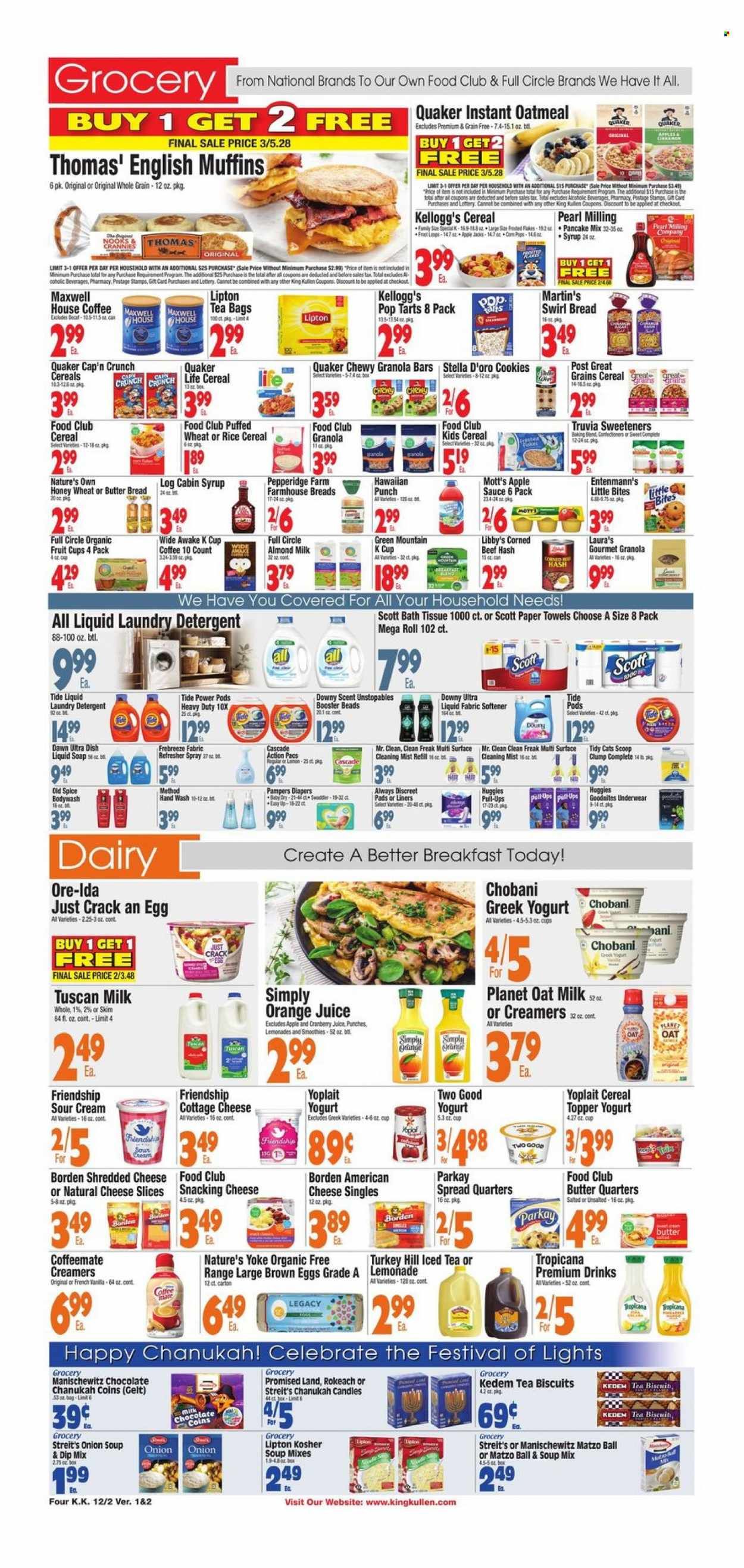 King Kullen (NY) Weekly Ad Flyer Specials December 2 to December 8, 2022