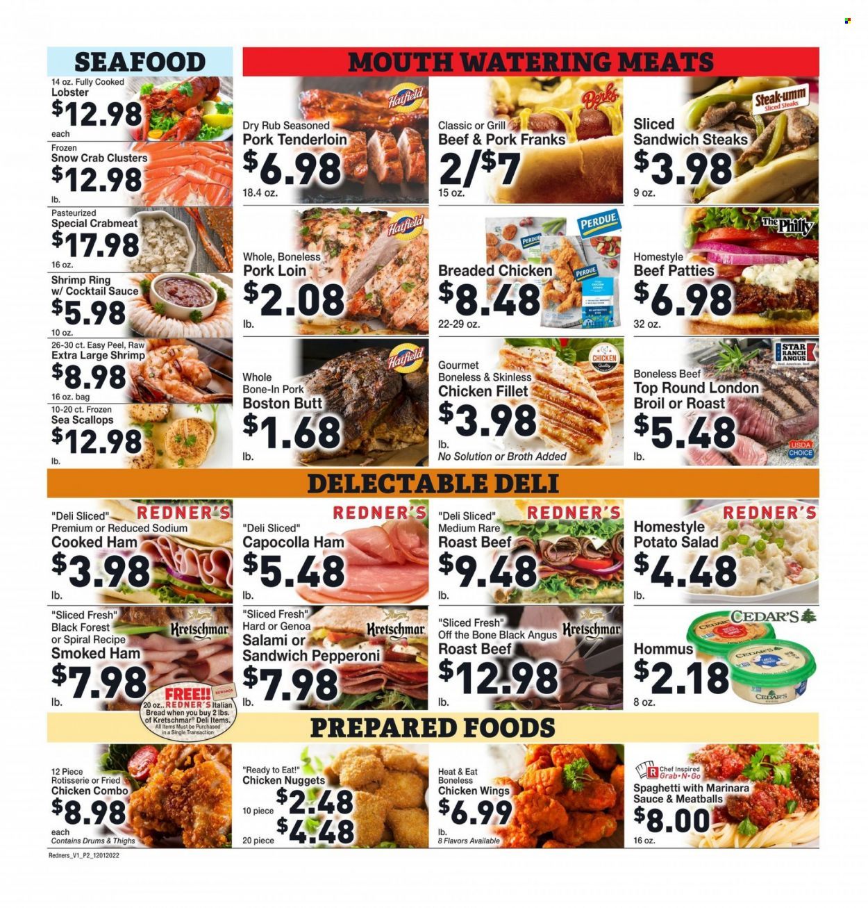 Redner's Markets (DE, MD, PA) Weekly Ad Flyer Specials December 1 to December 7, 2022