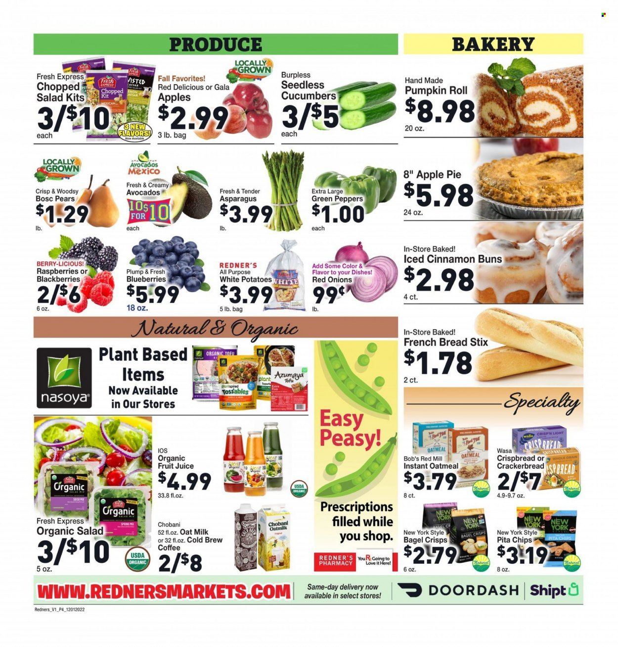 Redner's Markets (DE, MD, PA) Weekly Ad Flyer Specials December 1 to December 7, 2022