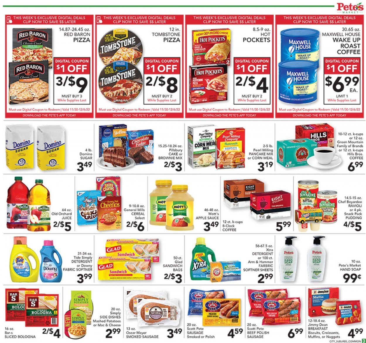 Pete's Fresh Market (IL) Weekly Ad Flyer Specials November 30 to December 6, 2022