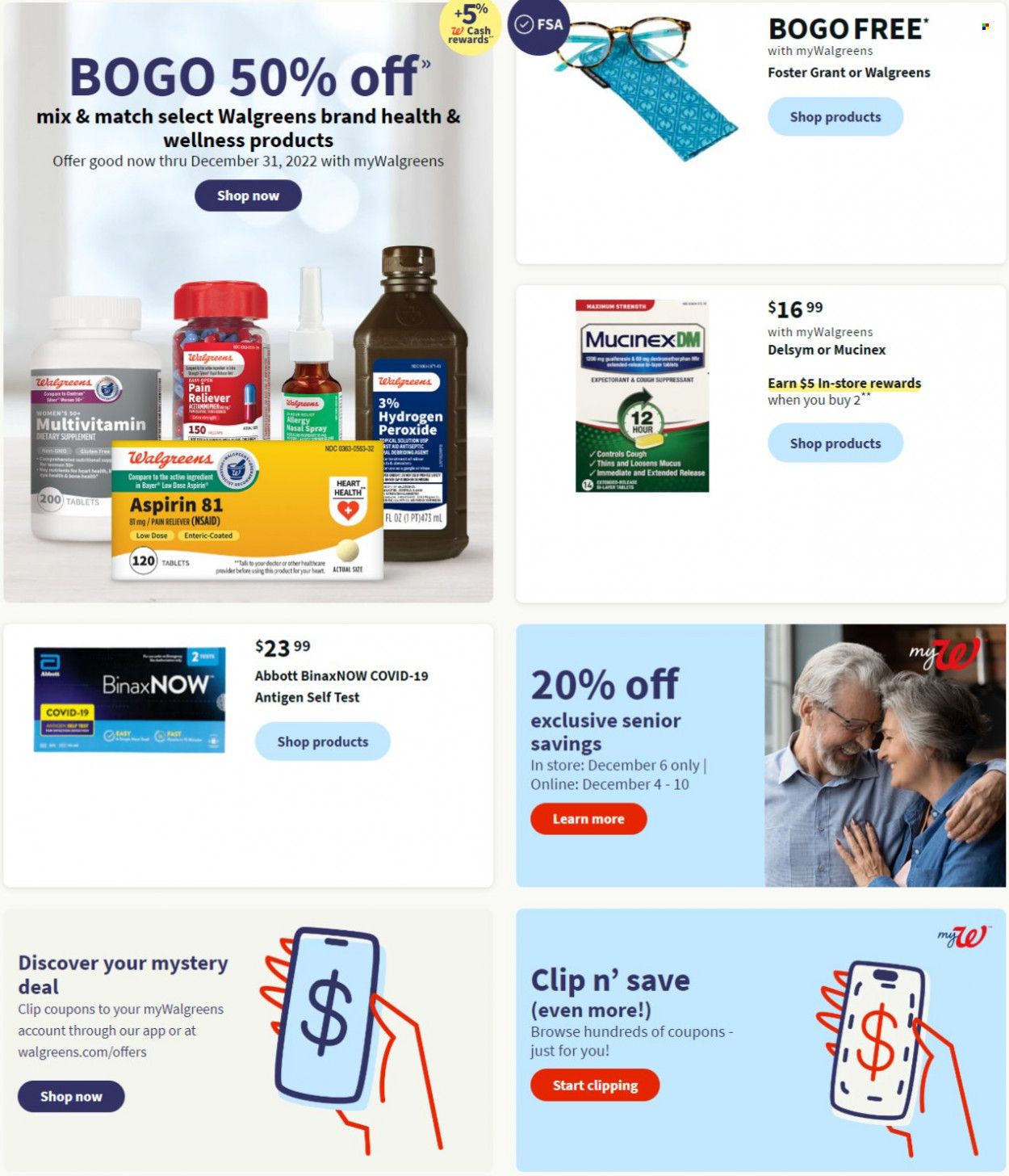 Walgreens Weekly Ad Flyer Specials December 4 to December 10, 2022