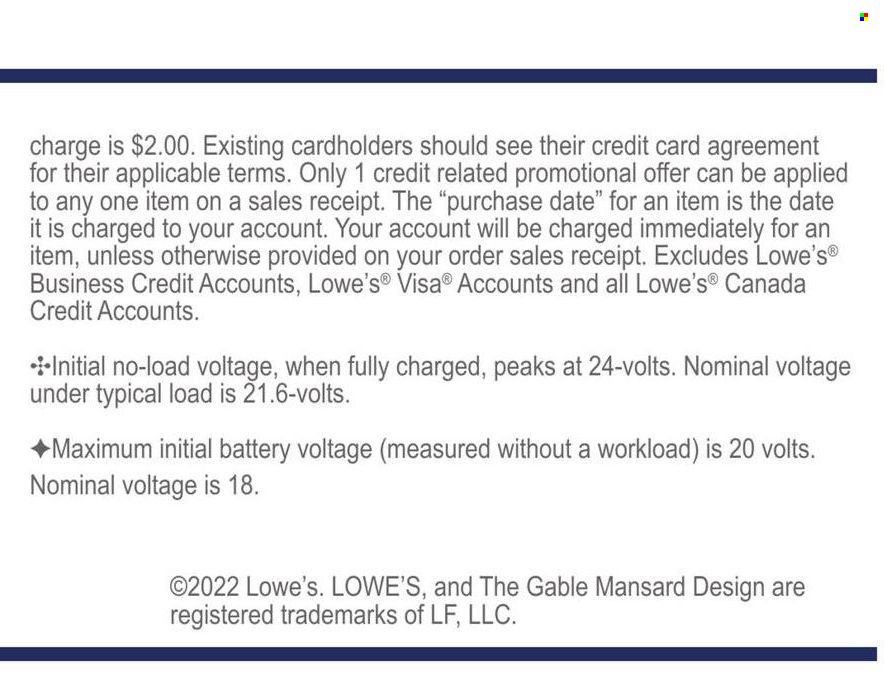 Lowe's Weekly Ad Flyer Specials December 1 to December 7, 2022