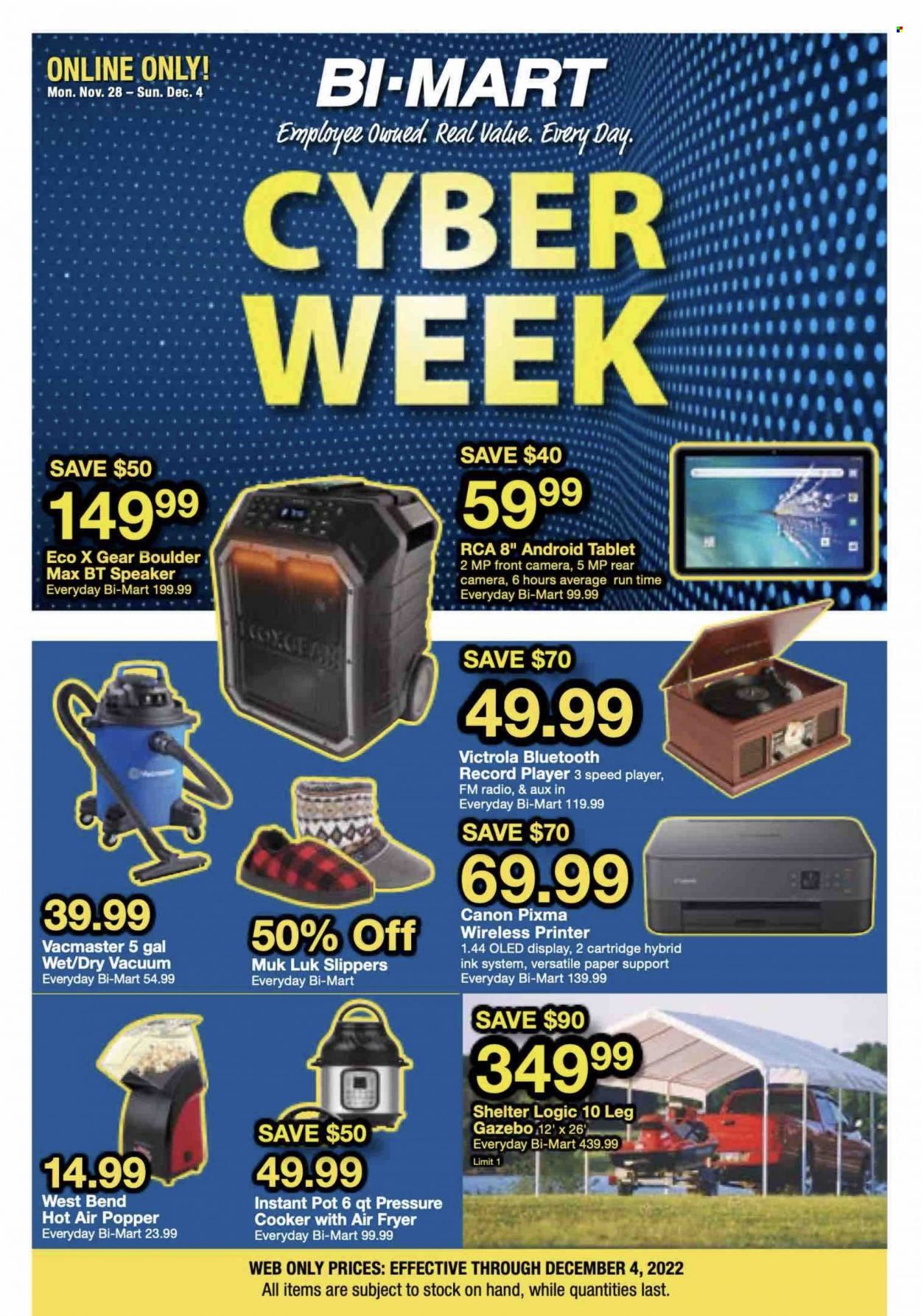 Bi-Mart (ID, OR, WA) Weekly Ad Flyer Specials November 28 to December 4, 2022