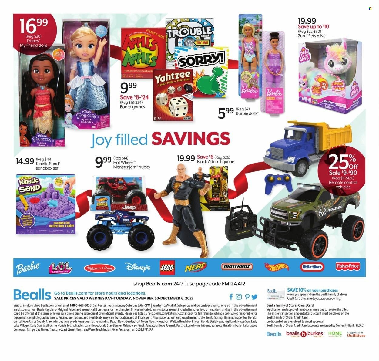 Bealls Florida (FL) Weekly Ad Flyer Specials November 30 to December 6, 2022