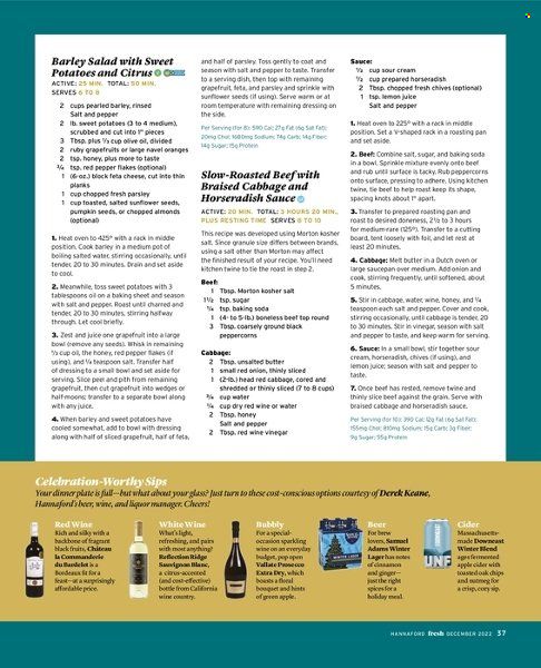 Hannaford (MA, ME, NH, NY, VT) Weekly Ad Flyer Specials December 1 to December 31, 2022
