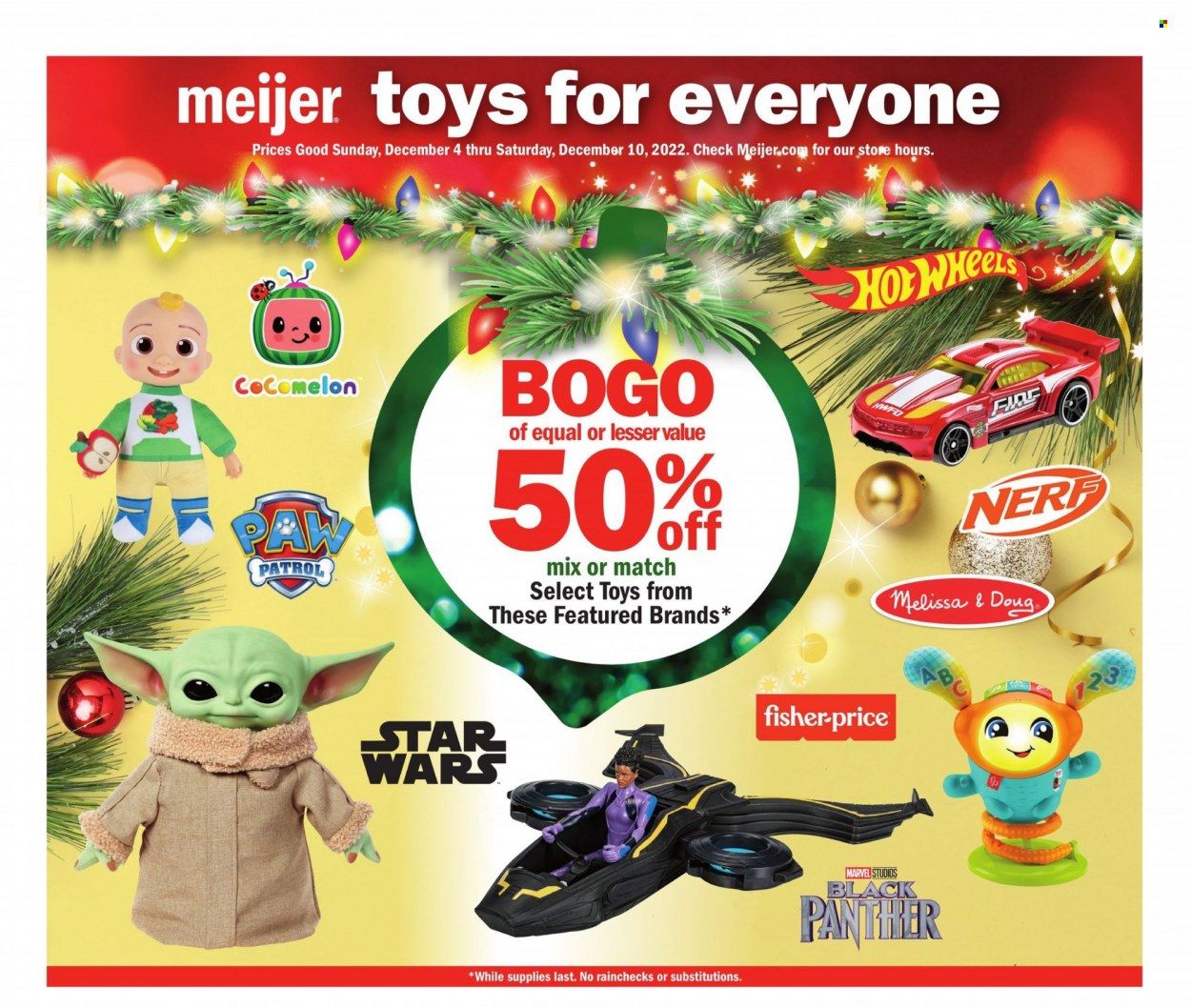 Meijer (IL, IN, KY, MI, OH, WI) Weekly Ad Flyer Specials December 4 to December 10, 2022