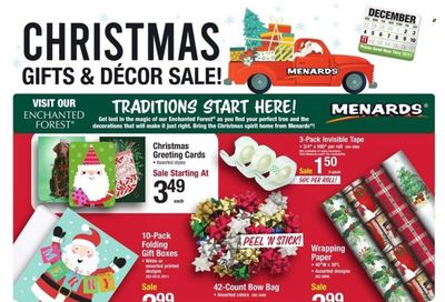 Menards Weekly Ad Flyer Specials December 2 to December 11, 2022