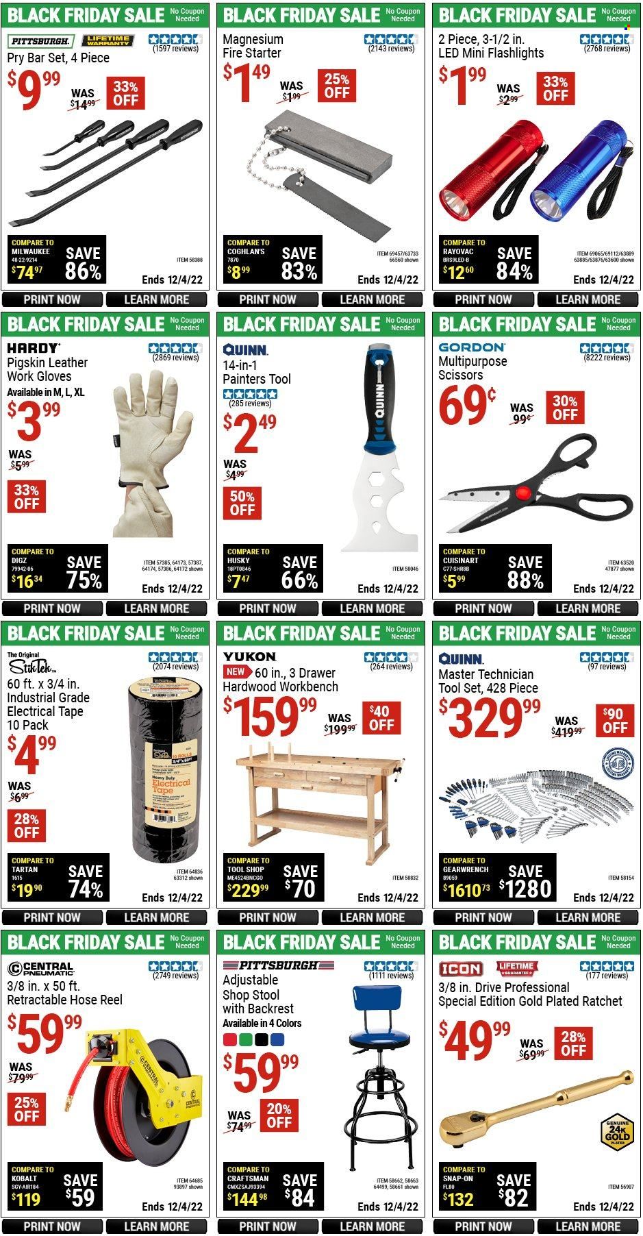 Harbor Freight Weekly Ad Flyer Specials December 2 to December 4, 2022