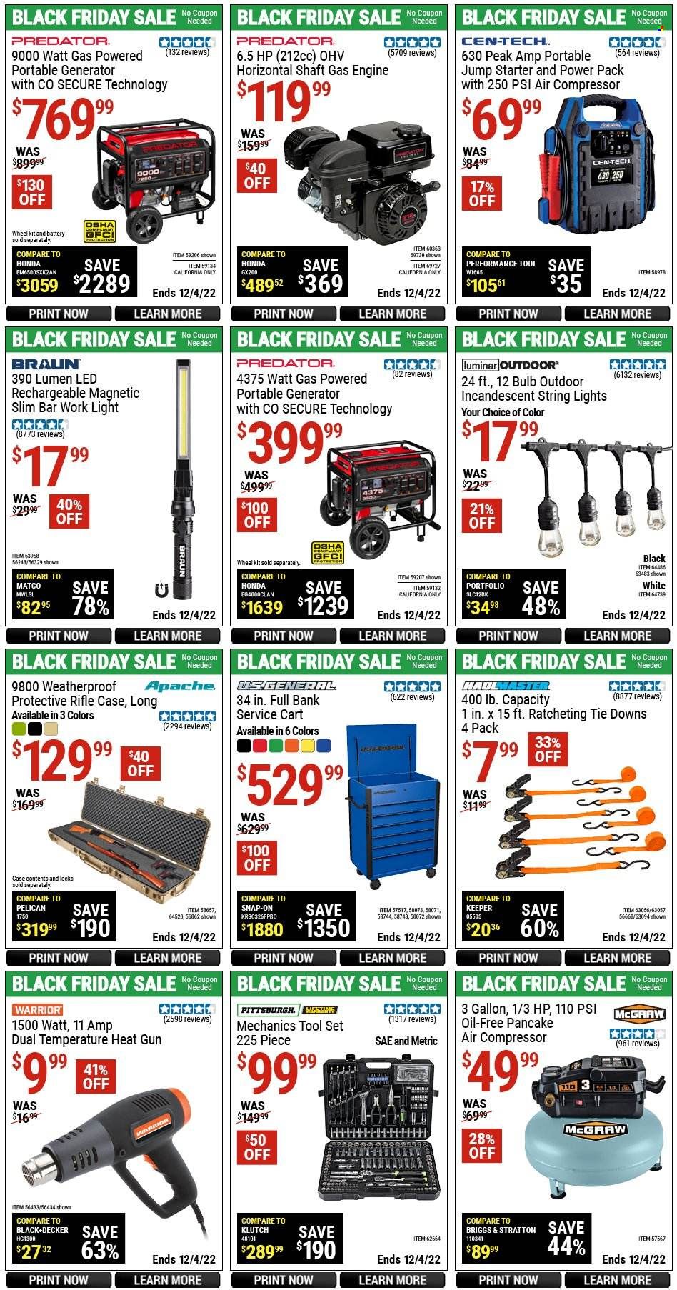 Harbor Freight Weekly Ad Flyer Specials December 2 to December 4, 2022