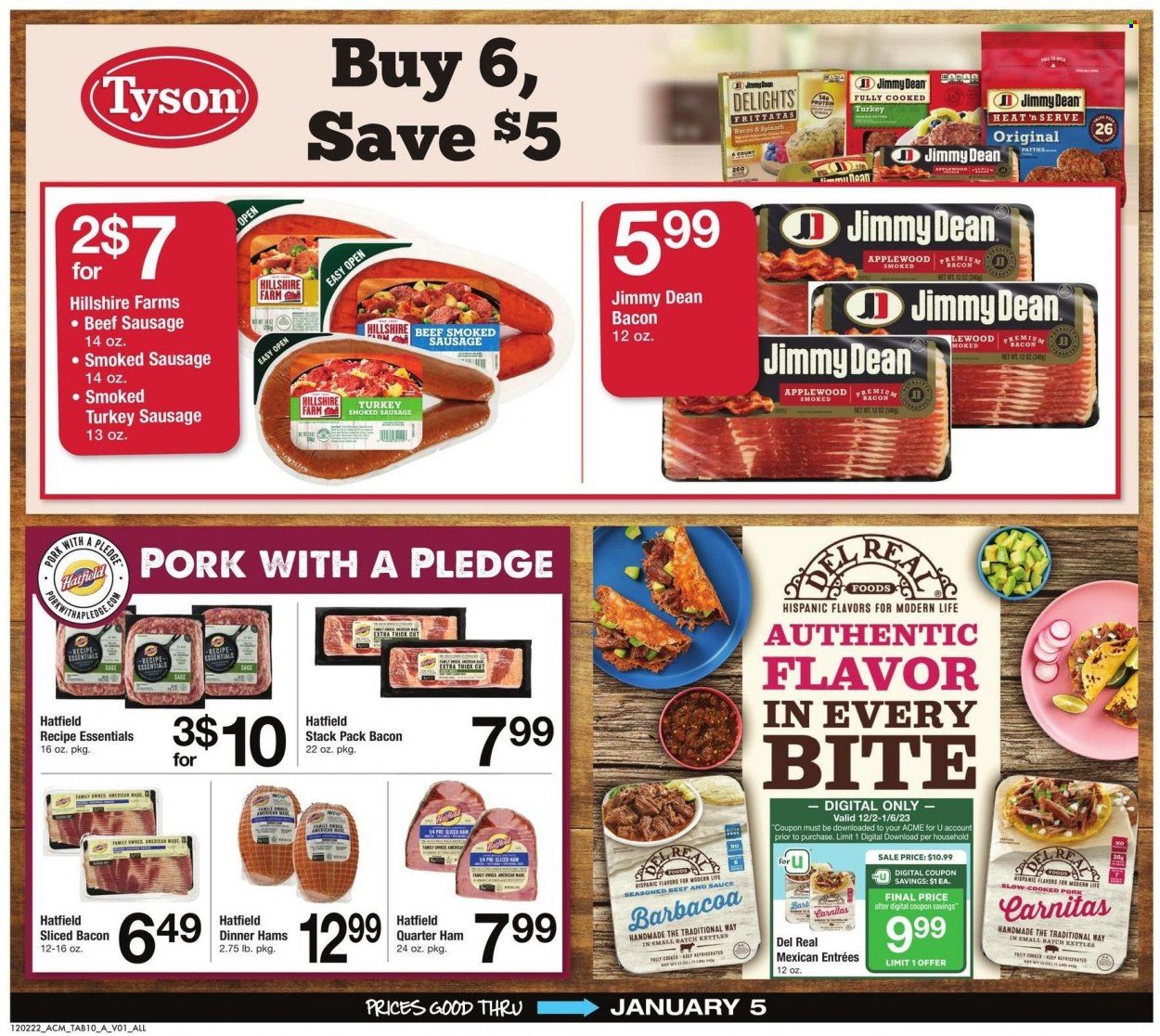 ACME (DE, NJ, NY, PA) Weekly Ad Flyer Specials December 2 to January 5, 2023