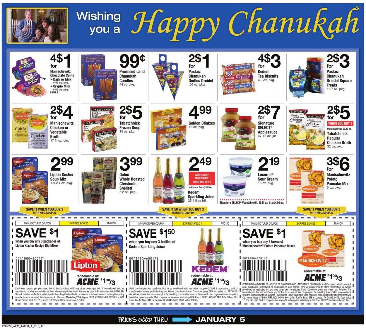 ACME (DE, NJ, NY, PA) Weekly Ad Flyer Specials December 2 to January 5, 2023