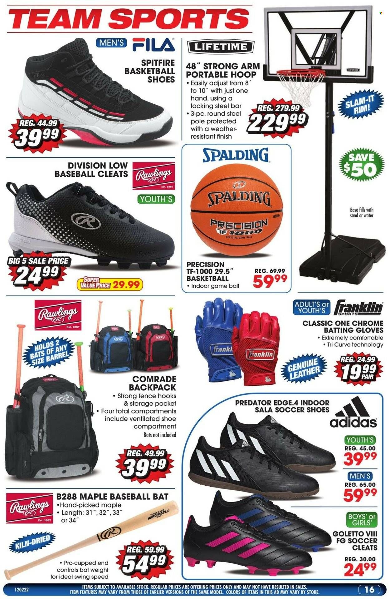 Big 5 (AZ, CA, CO, ID, NM, OR, UT, WA) Weekly Ad Flyer Specials December 2 to December 10, 2022