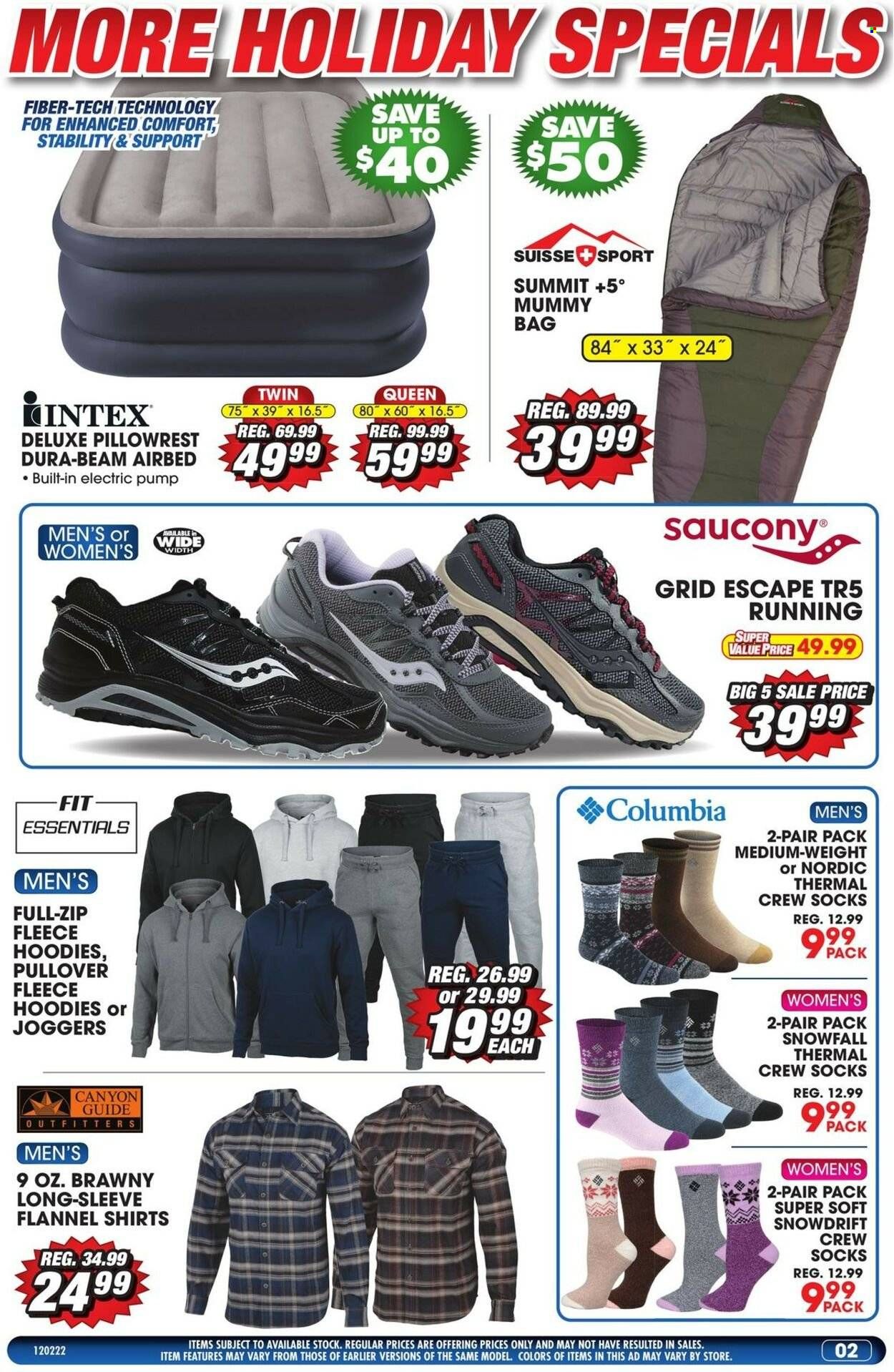 Big 5 (AZ, CA, CO, ID, NM, OR, UT, WA) Weekly Ad Flyer Specials December 2 to December 10, 2022
