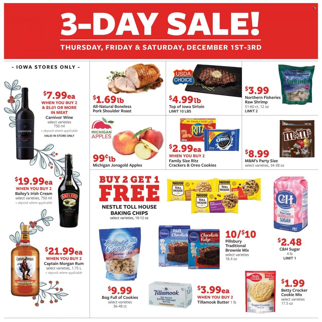 Fareway (IA) Weekly Ad Flyer Specials December 1 to December 3, 2022
