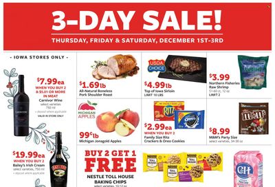 Fareway (IA) Weekly Ad Flyer Specials December 1 to December 3, 2022