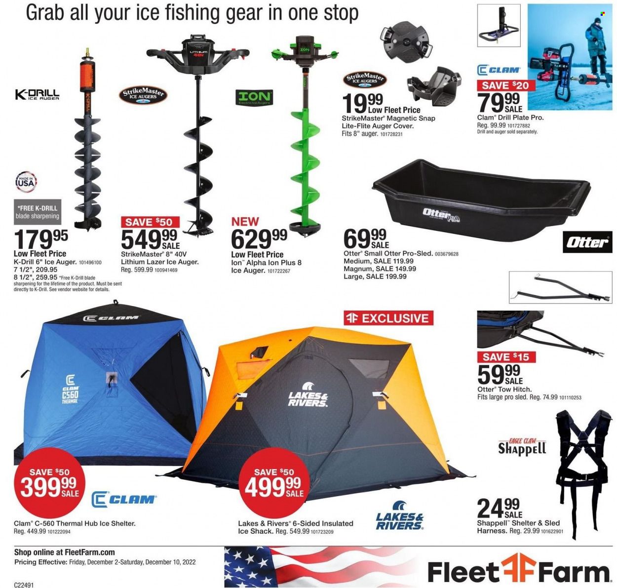 Fleet Farm (IA, MN, ND, WI) Weekly Ad Flyer Specials December 2 to December 10, 2022