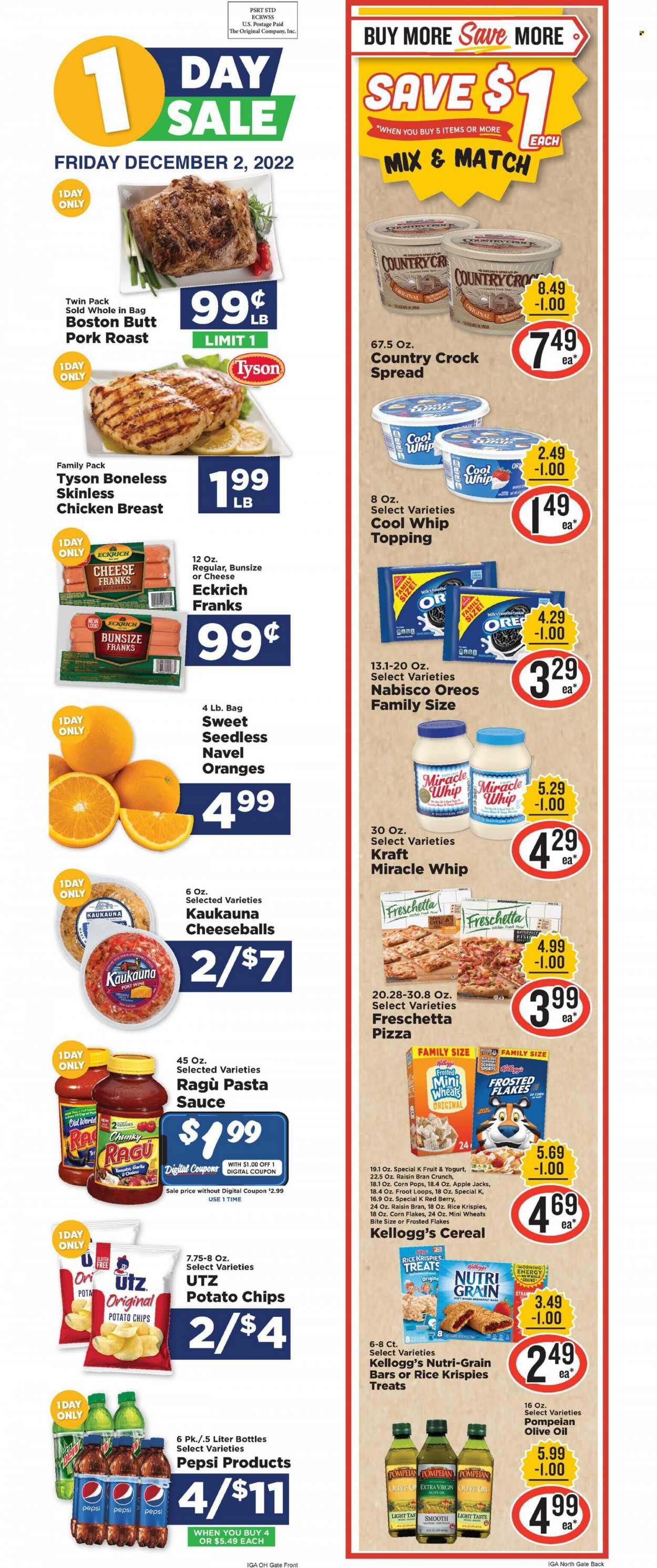 IGA (OH) Weekly Ad Flyer Specials November 30 to December 6, 2022
