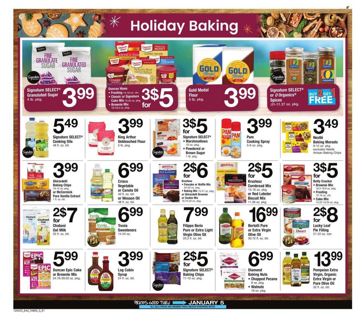 Safeway (MD, VA) Weekly Ad Flyer Specials December 2 to January 5, 2023