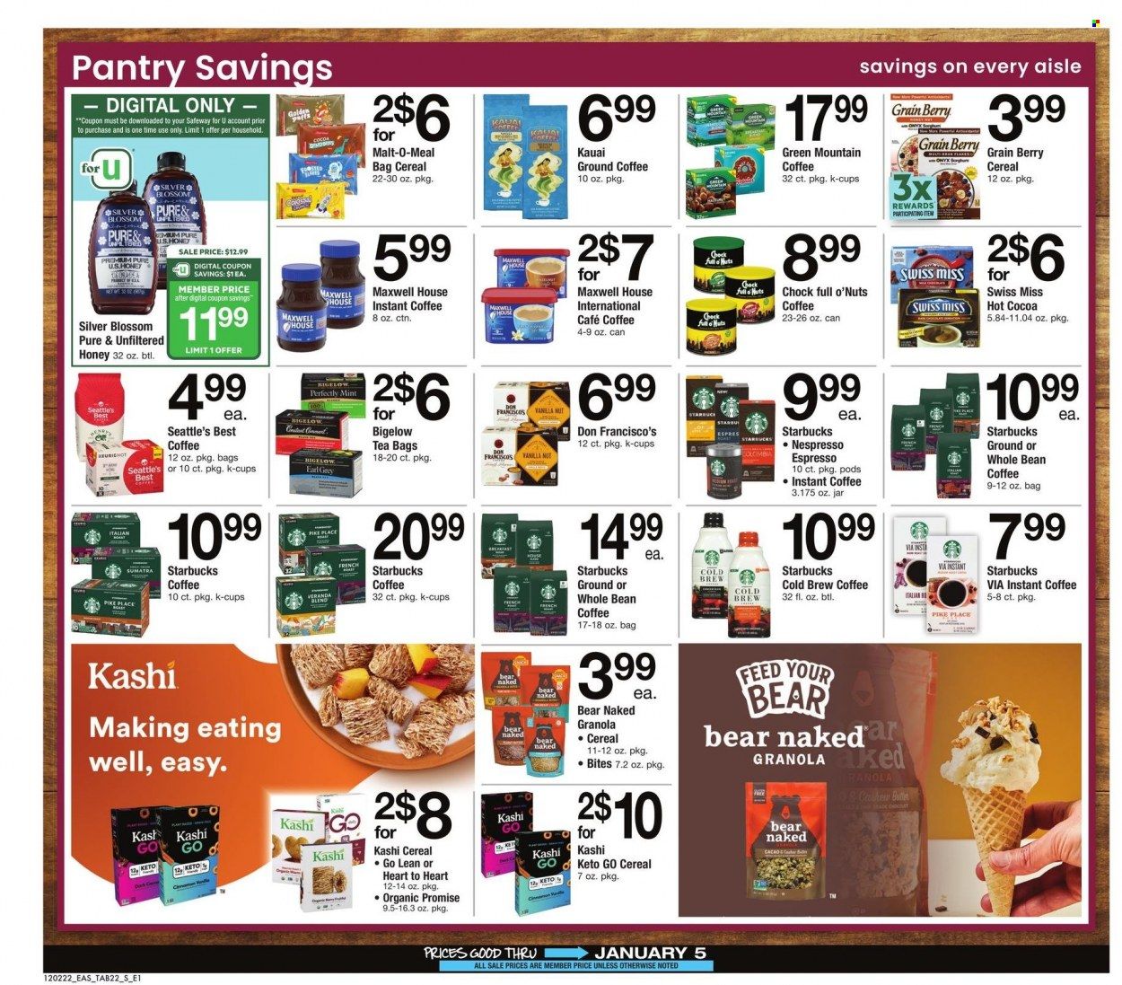 Safeway (MD, VA) Weekly Ad Flyer Specials December 2 to January 5, 2023